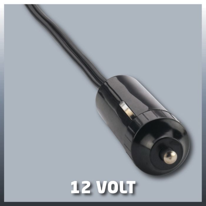 Автомобільний компресор, Einhell CC-AV 12V (2072112)  12 В, 0-18 бар, кабель 2.9 м, 3 адаптера