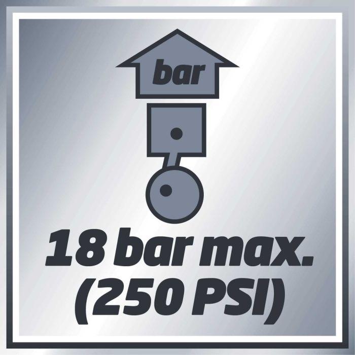 Автомобільний компресор, Einhell CC-AV 12V (2072112)  12 В, 0-18 бар, кабель 2.9 м, 3 адаптера