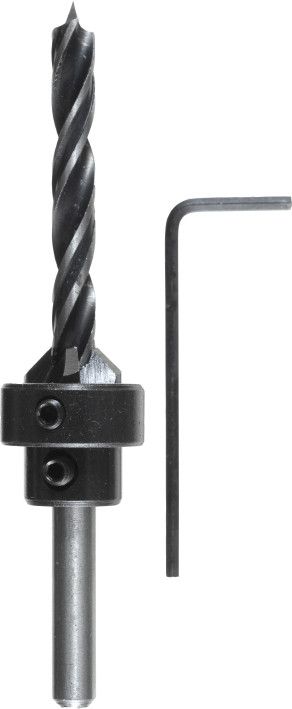 Сверло спиральное по дереву с зенкером, 3 мм, KWB (513103)