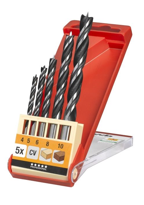 Набор сверл по дереву, 5 шт, KWB (514000)