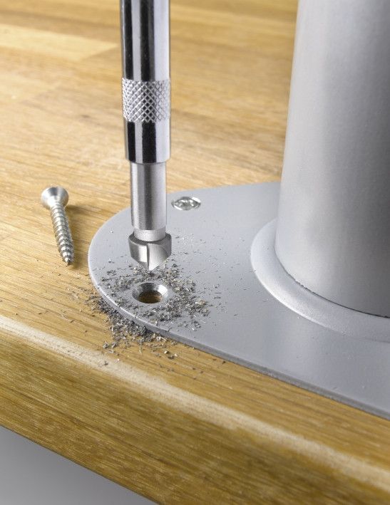 Зенкер HSS 16 мм, 3 кромки, 6-гранный хвостовик, KWB (704840)