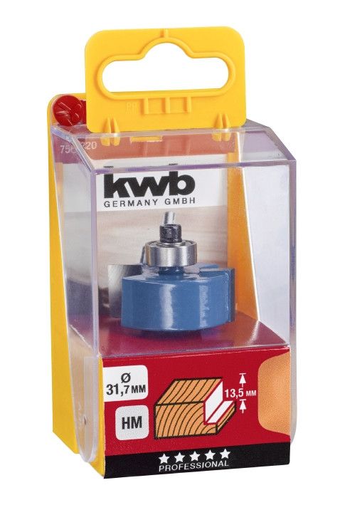 Фреза фальцевая с опорным подшипником 31,7 мм, KWB (756220)