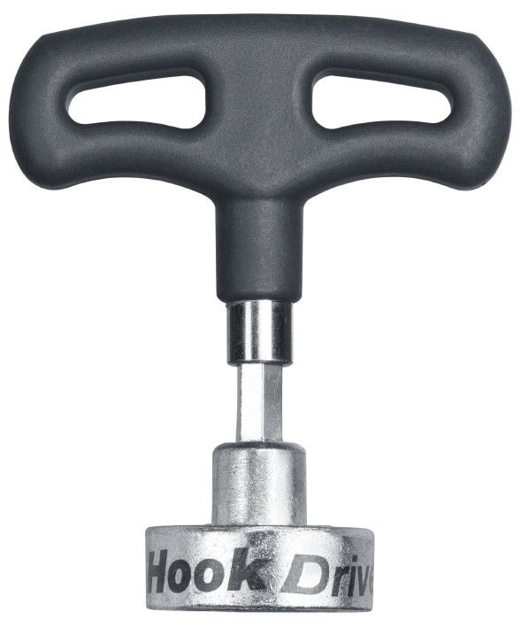 Бит-крючковерт з ручкою, 6мм, d33мм, KWB (116300)