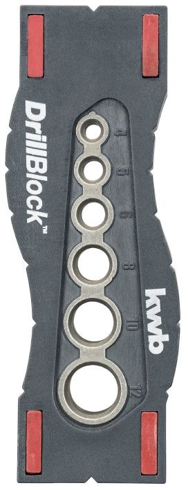 Мини-кондуктор 4-12 мм, шаблон для сверления, KWB (757900)