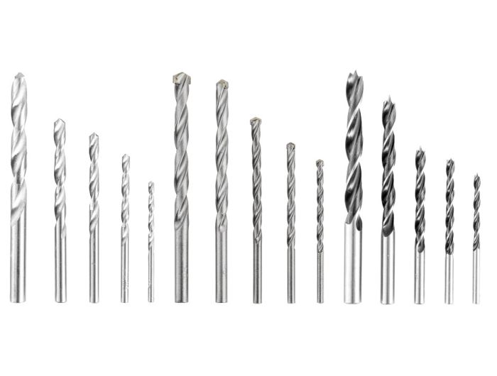 Набор сверл по металлу/камню/дереву, 3х5 шт, KWB (109157)