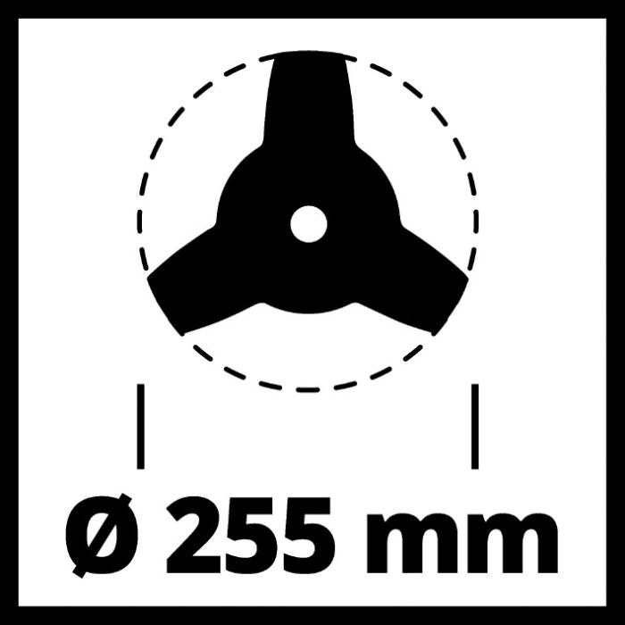 Нож для мотокосы Einhell, 255 мм (3404996)