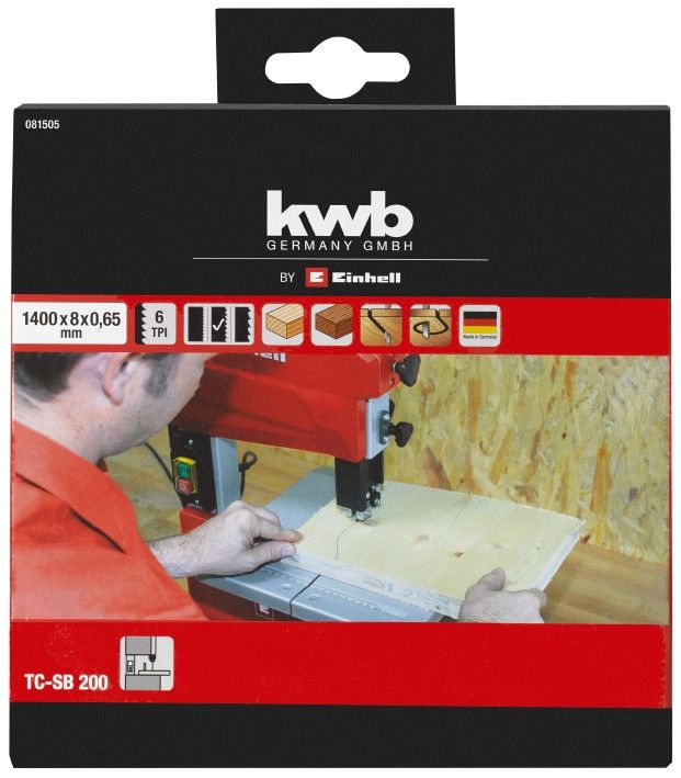 Полотно до стрічкової пили Einhell TС-SB 200, 1400x6,5 мм