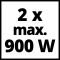 Аккумуляторы + зарядное устройство Einhell 18V 2х3.0 Ah PXC Starter Kit (4512098)