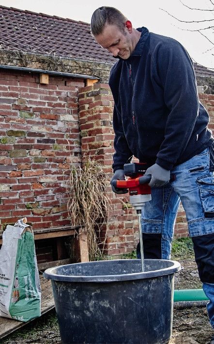 Міксер-мішалка акумуляторний Einhell TE-MX 18 Li - Solo (4258760)