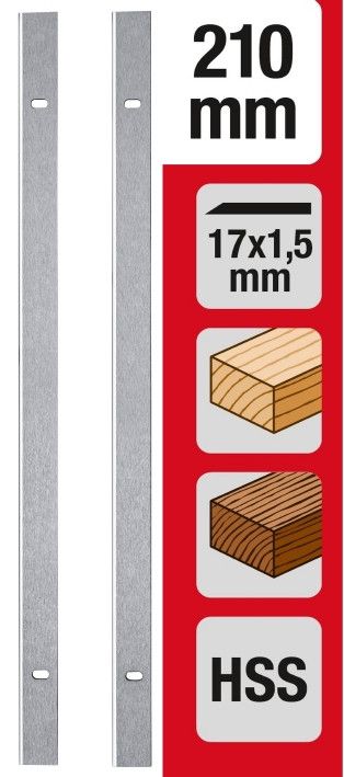Ножи для рейсмуса TC-SP 204, твердосплавные, 204 мм, KWB (568602)