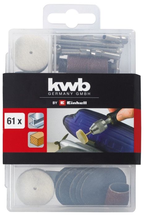 Набор оснастки для гравера, 61 шт, KWB (510950)