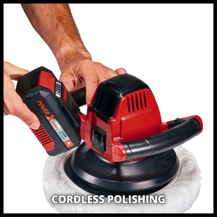 Полірувальна машина акумуляторна Einhell CE-CB 18/254 Li  X-Change (без акум.), 18В, діаметр 254 мм, 2500 об/хв