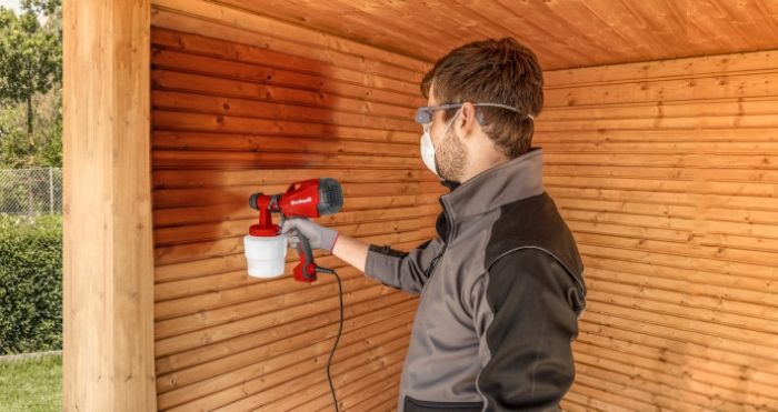 Фарборозпилювач електричний,Einhell TC-SY 500 P,  550 мл/хв, бак 1000 мл 500 Вт