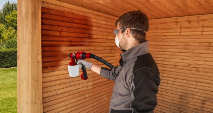 Фарборозпилювач електричний Einhell TC-SY 600 S,  1000 мл/хв, бак 800 мл, 600 Вт