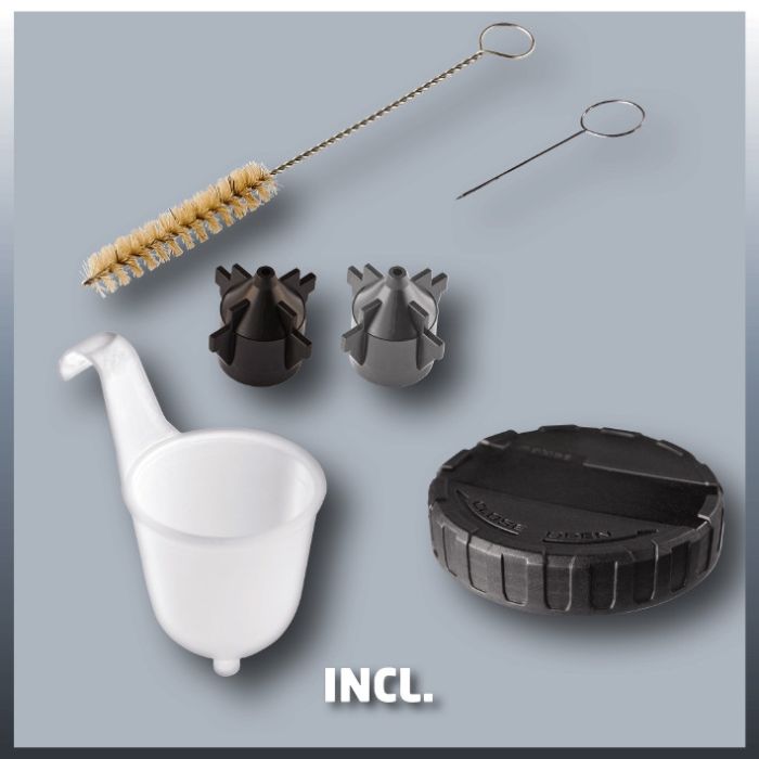 Фарборозпилювач електричний Einhell TC-SY 600 S,  1000 мл/хв, бак 800 мл, 600 Вт