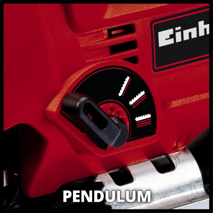 Лобзик Einhell TC-JS 80/1, 550 Вт, маятниковий хід, заміна пилки без інструментів