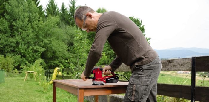 Шліфмашина вібраційна, 250 Вт абразивний папір в комплекті, Einhell TE-OS 2520 E