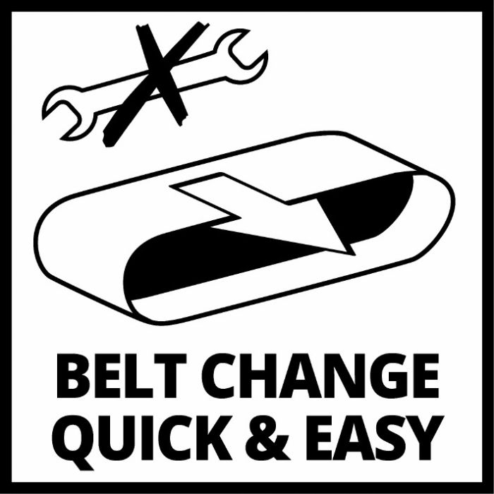 Шліфмашина стрічкова, 800 Вт  Einhell TC-BS 8038