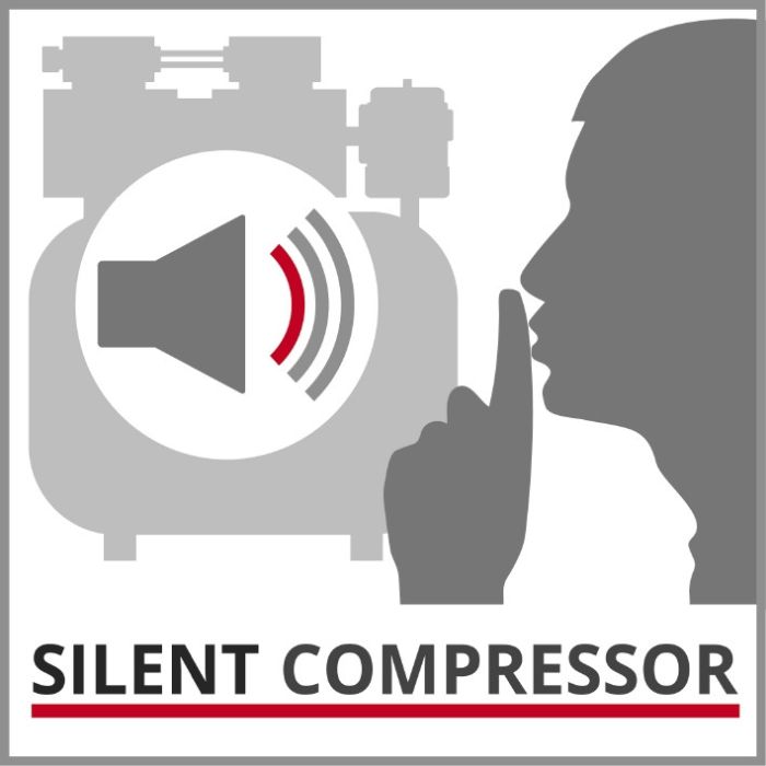 Компрессор воздушный Einhell TE-AC 110/6 Silent Plus (4020600)