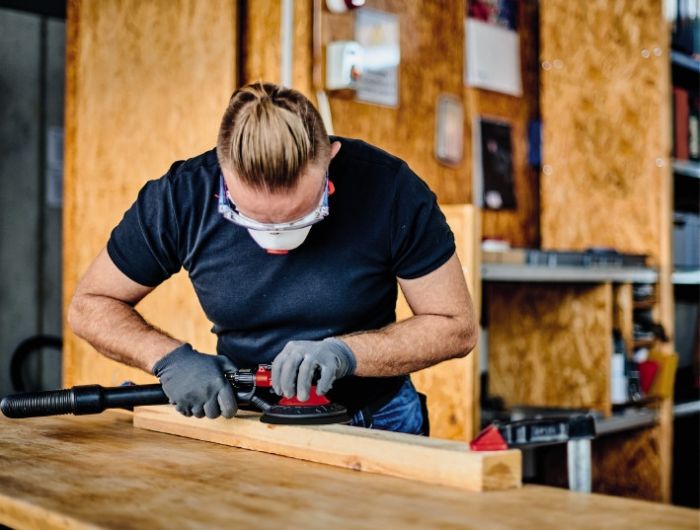 Пневмошліфмашина екцентрикова Einhell TC-PE 150, 10500 об/хв, 150 мм, 100 л/хв, 6 шт нажд. папір