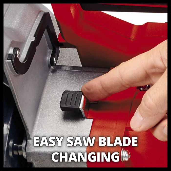 Пила торцювальна з протяжкою, 1900 Вт, 305 мм, диск 254 мм, нахил голови вліво на 45 °, лазер Einhell TC-SM 254