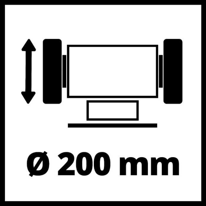Точило двустороннее Einhell TC-BG 200 L (4412633)