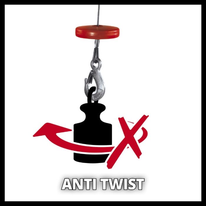 Тельфер електричний, 500 Вт, до 250 кг, трос 18 м Einhell TC-EH 250-18