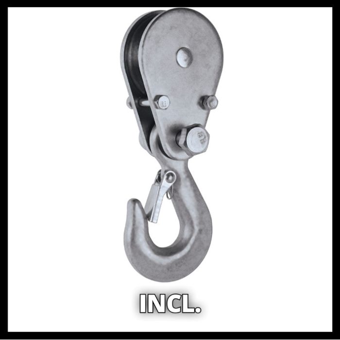 Тельфер  електричний, 1000 Вт, до 500 кг, трос 18 м, Einhell TC-EH 500-18