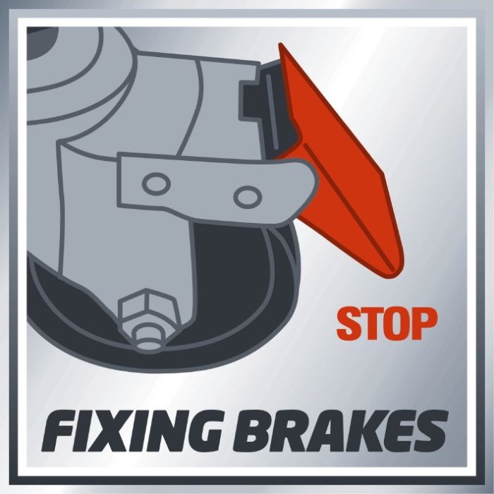 Ящик для інструменту, Einhell TC-TW 100, 4 висувні шухляди (70 мм), відсік для зберігання, 75 кг макс, 670 x 376 x 708 мм