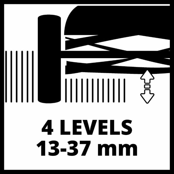 Газонокосарка ручна Einhell GC-HM  ,6.5 кг ширина 300 мм, вис. 13-37 см, травозбірник 16 л