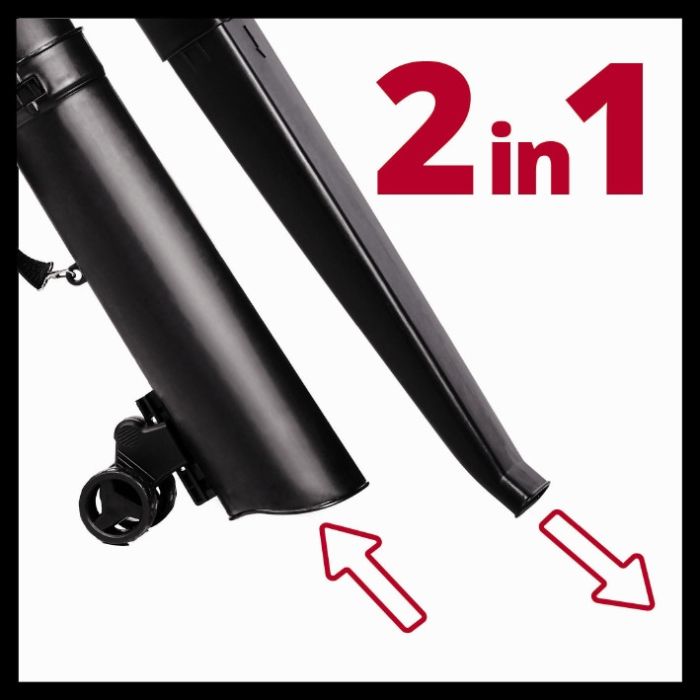 Пилосос садовий, 3000 Вт, видування 300 км/год, всмоктування 840 м3/год