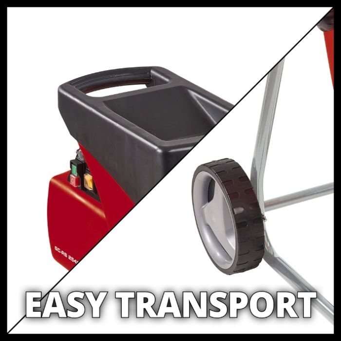 Подрібнювач садовий, Einhell GC-RS 2500 Вт, діам. 40 мм, ножовий вал, з низьким рівнем шуму  (3430620) 