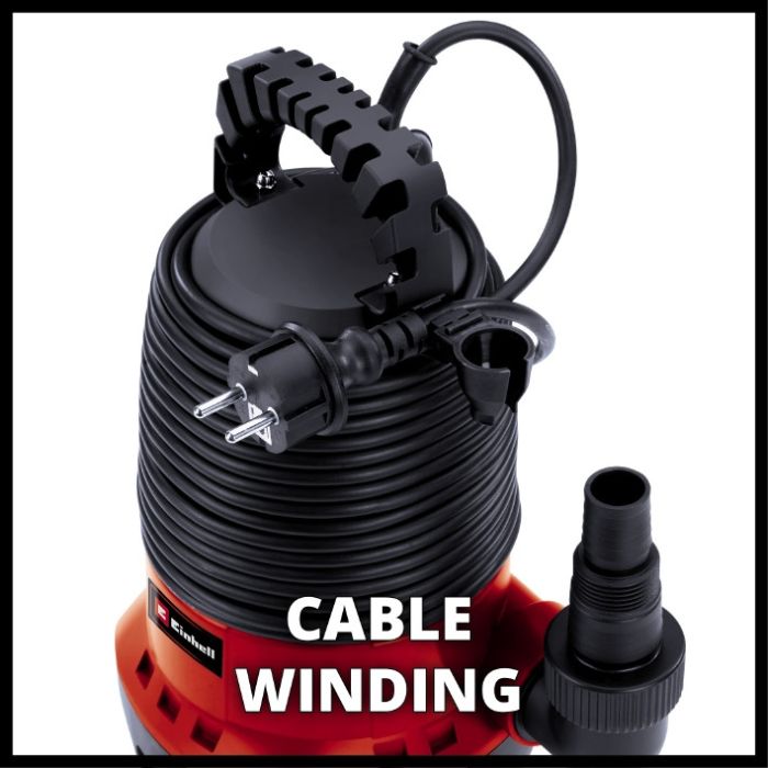 Насос дренажний Einhell GC-DP 7835 , 780 Вт, 15700 л/год, вис. 8 м, глиб. 8 м