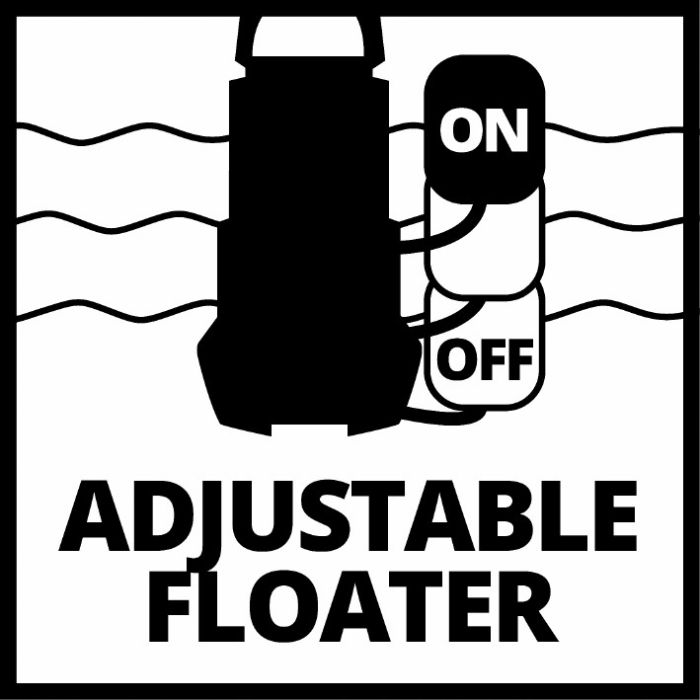 Насос дренажний Einhell GC-DP 7835 , 780 Вт, 15700 л/год, вис. 8 м, глиб. 8 м