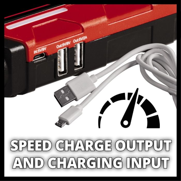 Пусковое устройство и внешний аккумулятор Einhell CE-JS 8 (1091511)