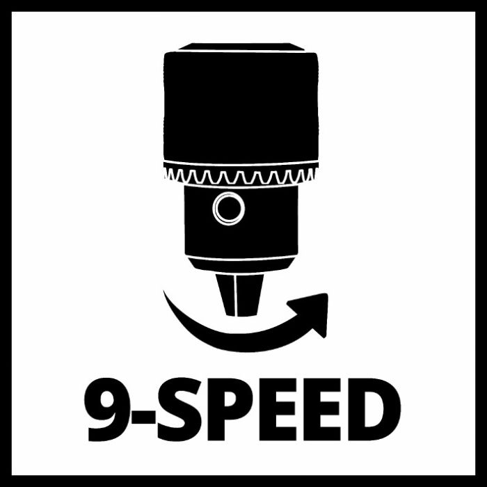 Верстат свердлильний Einhell TC-BD 500 Вт, свердло 1,5-13 мм, виліт 115 мм, 200-2410 об/хв, 9 режимів