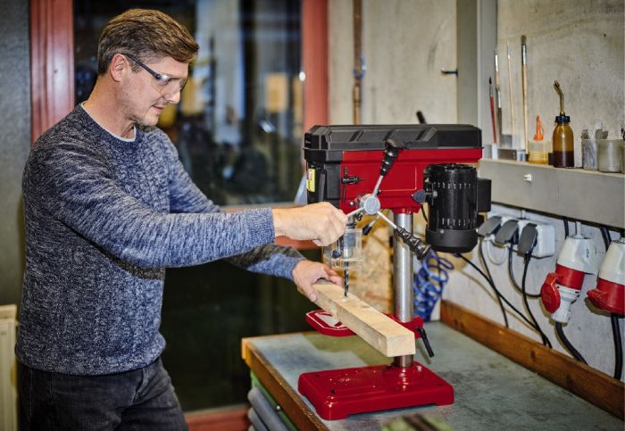 Верстат свердлильний Einhell TC-BD 500 Вт, свердло 1,5-13 мм, виліт 115 мм, 200-2410 об/хв, 9 режимів