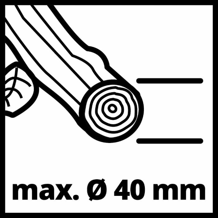 Подрібнювач садовий (шредер) Einhell GC-KS  2000. Вт (макс. 2500 Вт), діам. 40 мм, ножі, пластиковий бак 55 л