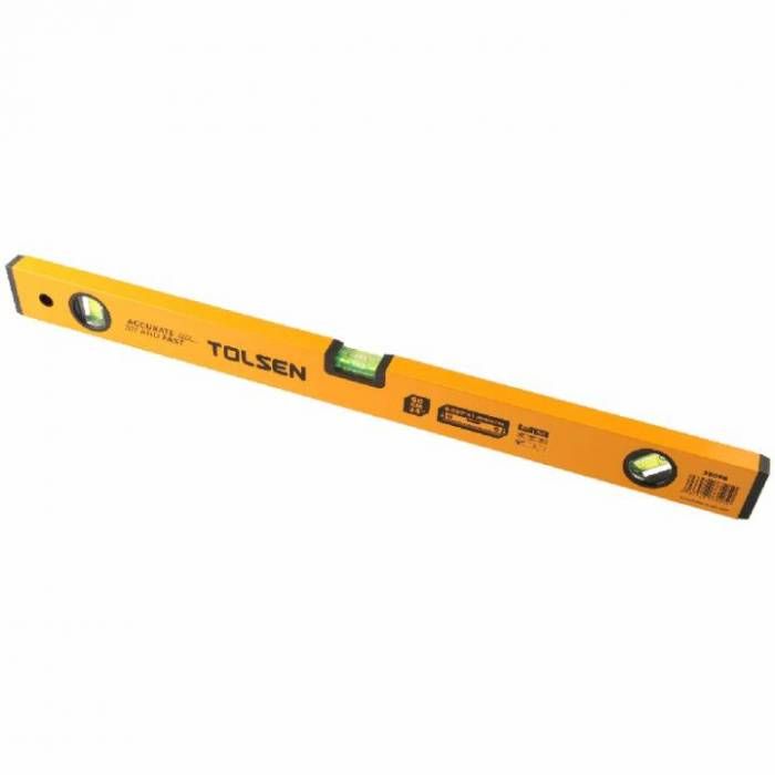 Рівень Tolsen 200 см 3 капсули алюмінієва рамка 1 мм