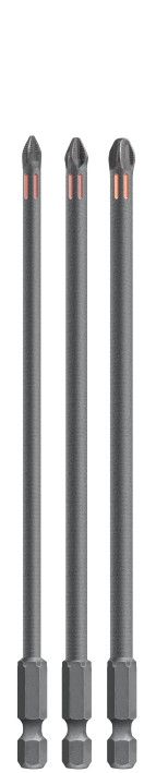 Набор торсионных бит 150 мм, PH1/2/3, 3 шт, KWB (123041)