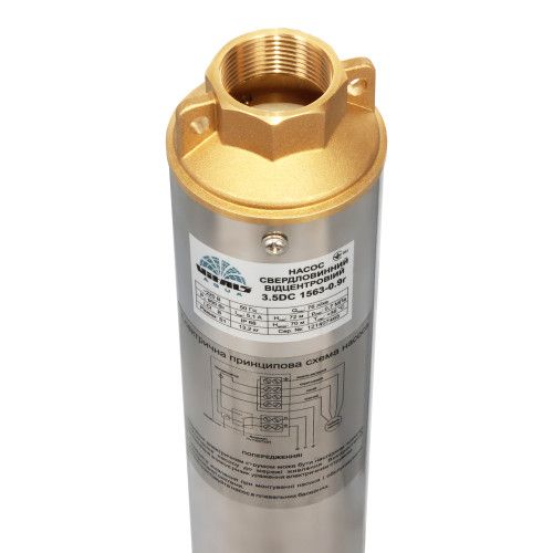 Насос заглибний свердловинний відцентровий Vitals aqua 3.5DC 1563-0.9r