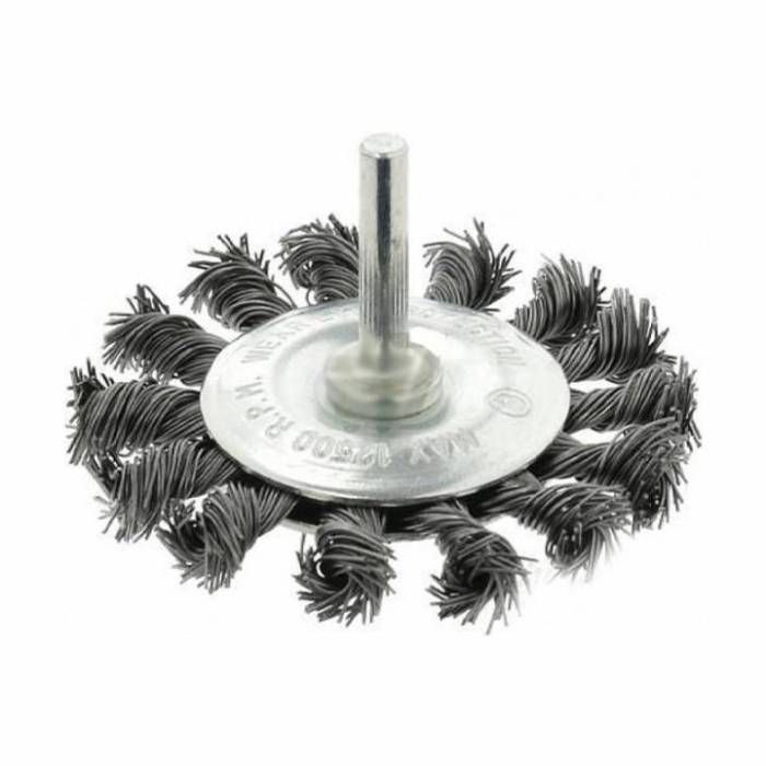 Щітка дискова плетена сталь 75 мм, 0,5 мм Зенит