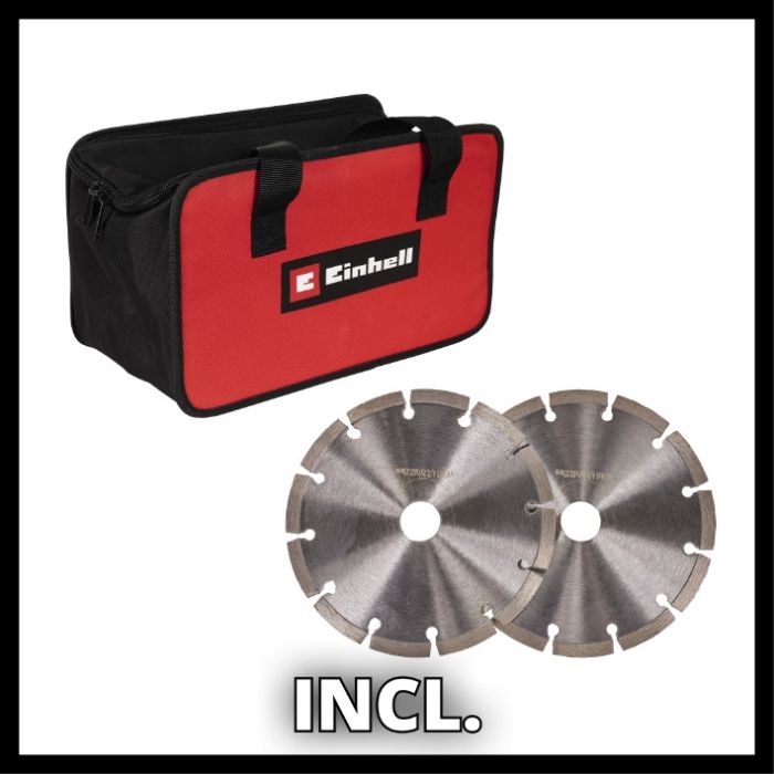 Бороздоділ (штроборіз)  Einhell TE-MA 1500 Вт, диск 125 мм, сумка