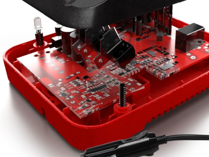 Зарядний пристрій  Einhell Power X-Car X-Charger, від прикурювача 12 В, для акумуляторів PXC, струм заряджання 3 А