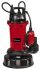 Насос для брудної води з ножем, Einhell GE-DP 900 Cut, (4181550) 900 Вт, 16000 л/год, вис. 11.5 м, глиб. 7 м, металевий/алюм. корпус