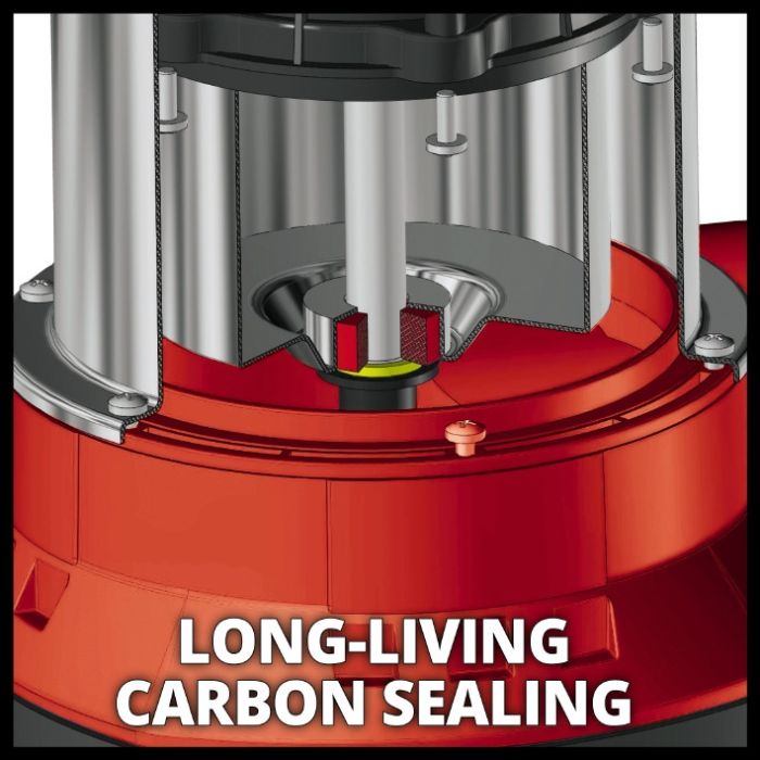 Насос для брудної води з ножем, Einhell GE-DP 900 Cut, (4181550) 900 Вт, 16000 л/год, вис. 11.5 м, глиб. 7 м, металевий/алюм. корпус