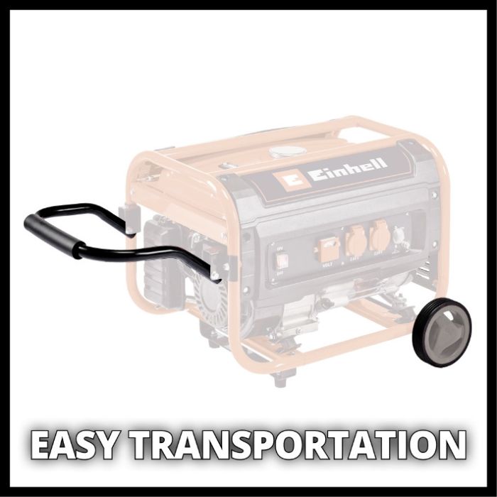 Генератор бензиновий, 2600 Вт, 4-тактний, бак 15 л, макс. потужність 3,1 кВт, синхронний, номінальний струм 11.3 А, 2х230В