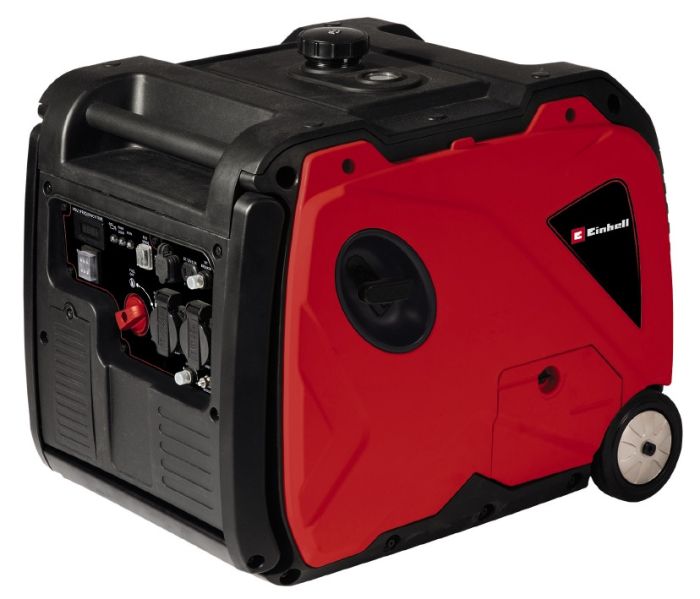 Генератор бензиновий інверторний, Einhell TE-IG 3500   4-тактний, бак 8.3 л, макс. потужність 4300 Вт синхронний, номінальний струм 13.9 А, 2х230В+2хUSB