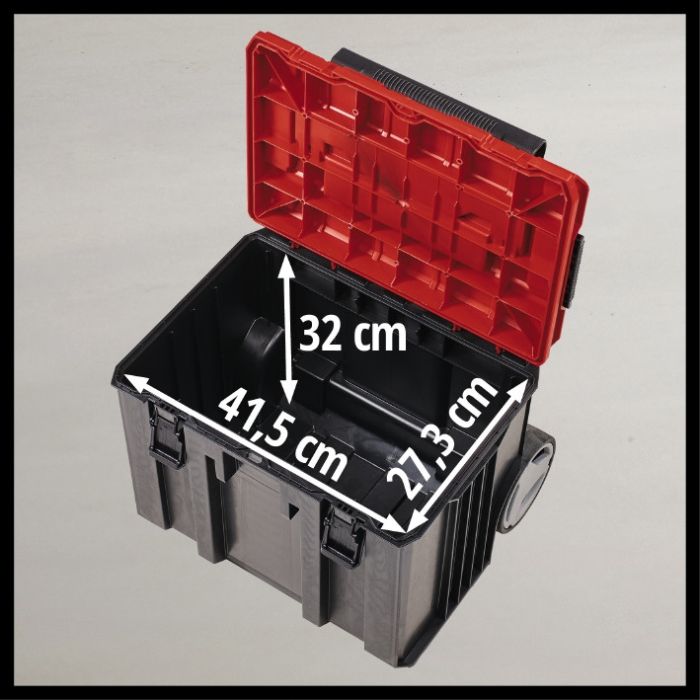 Пластиковый кейс Einhell E-Case L с колесами (4540014)