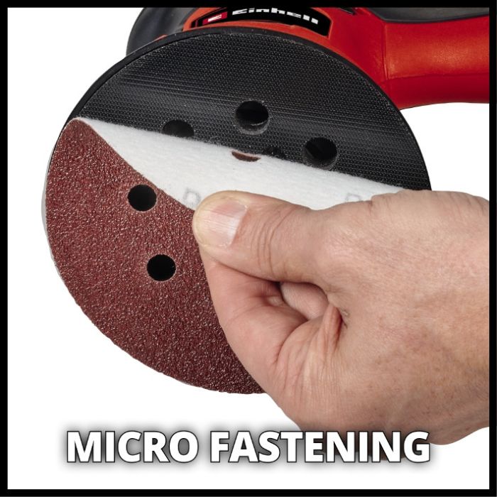 Шліфмашина ексцентрикова, Einhell TC-RS 425 E (4462005) 425 Вт, d125 мм, 12000-26000 хв-1